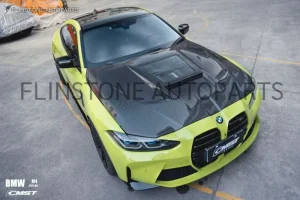 ฝากระโปรงหน้า Carbon Fiber BMW M4 G82 ทรง CMST V.2