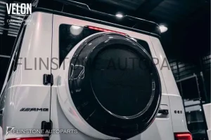 ฝาครอบอะไหล่ท้าย Carbon Fiber W464 G-Class ทรง Darwin Pro แท้