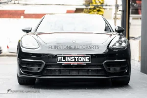 ตะแกรงช่องลมหน้า Porsche Panamera 971 สีดำเงา