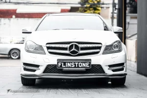 ลิ้นหน้า Carbon Fiber W204 C-Class Facelift ทรง BOCADESIGN Black Series