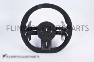 พวงมาลัย Benz ปี23 Alcantara ด้ายสีดำ พร้อม Paddle Shift
