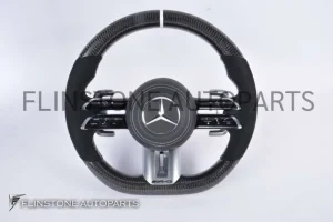 พวงมาลัย Mercedes Benz 2023 Carbon Fiber / Alcantara