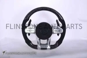 พวงมาลัย Benz ปี20 Forged Carbon Fiber / Alcantara พร้อม Paddle Shift 2 แบบ