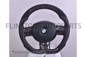 พวงมาลัย BMW Carbon Fiber / Nappa / Alcantara ด้ายสีแดง