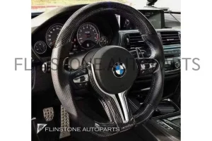 พวงมาลัย BMW M performance Carbon Fiber / Nappa ด้ายสีน้ำเงิน