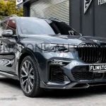 กระจังหน้า BMW G07 X7 เส้นเดี่ยว สีดำเงา