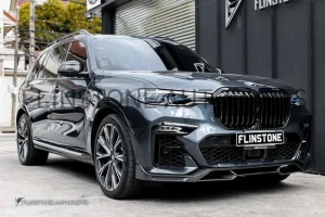 กระจังหน้า BMW G07 X7 เส้นเดี่ยว สีดำเงา