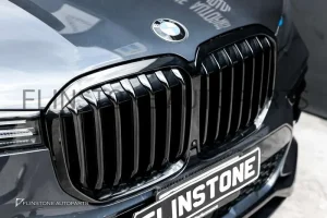 กระจังหน้า BMW G07 X7 เส้นเดี่ยว สีดำเงา