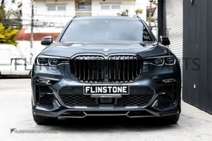 กระจังหน้า BMW G07 X7 เส้นเดี่ยว สีดำเงา