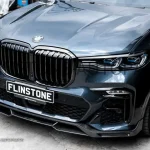 กระจังหน้า BMW G07 X7 เส้นเดี่ยว สีดำเงา