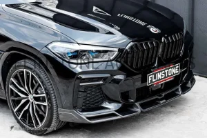 ลิ้นหน้า Carbon Fiber BMW X6 G06 ทรง FD Design