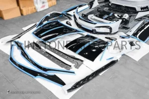 ชุดแต่งรอบคัน Carbon Fiber Porsche 992 Carrera Turbo S ทรง Design 3.0 Stinger (แท้)