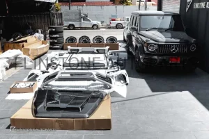 ชุดแต่งรอบคัน Carbon Fiber G63 AMG ทรง Mansory