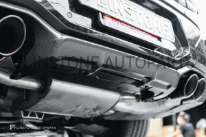 ดิฟฟิวเซอร์ Carbon Fiber BMW G02 LCI ทรง X4M พร้อมไฟ LED