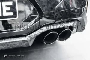ดิฟฟิวเซอร์ Carbon Fiber BMW G02 LCI ทรง X4M พร้อมไฟ LED
