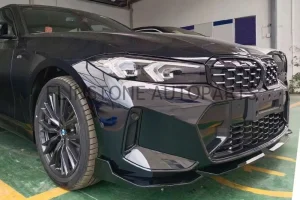 ลิ้นหน้า BMW G20 LCI ทรง GTS สีดำเงา