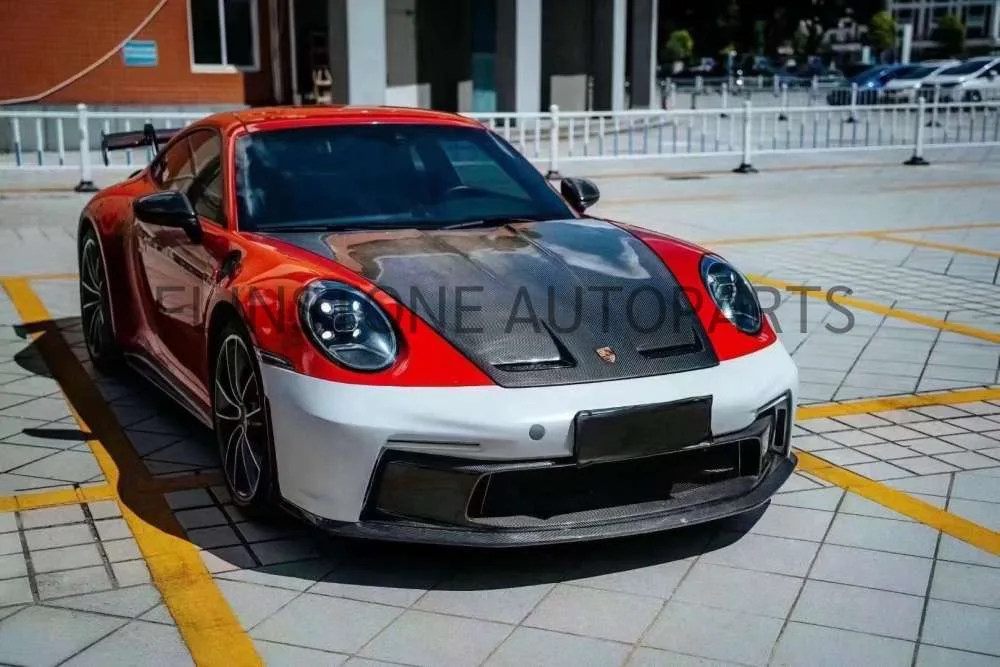 ชุดแต่งรอบคัน PORSCHE GT3 สำหรับ 992 Carrera วัสดุ PP + Dry Carbon Fiber
