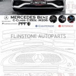 ฟิล์มใสกันรอย Mercedes Benz C-Class 220d (W206)
