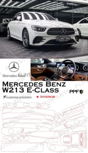 ฟิล์มใสกันรอย Mercedes Benz E-Class E220d