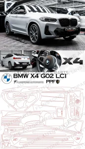 ฟิล์มใสกันรอย NEW BMW X4