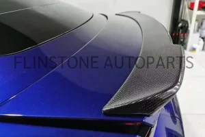 สปอยเลอร์ Carbon Fiber Porsche Taycan ทรง GTS