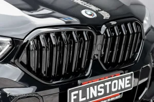 กระจังหน้า BMW G06 X6 เส้นคู่ สีดำเงา