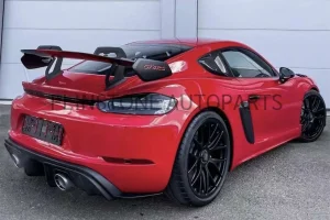 สปอยเลอร์ท้าย Carbon Fiber Porsche 718 Cayman ทรง GT4 RS
