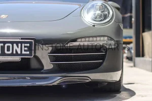 ตะแกรงช่องลมหน้า Porsche 991.1 Carrera แบบตาข่าย