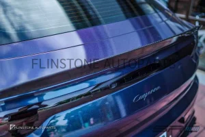 สปอยเลอร์ท้าย Carbon Fiber Porsche Cayenne E3 ทรง SRC