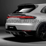 ดิฟฟิวเซอร์ Carbon Fiber Porsche Macan ทรง SRC