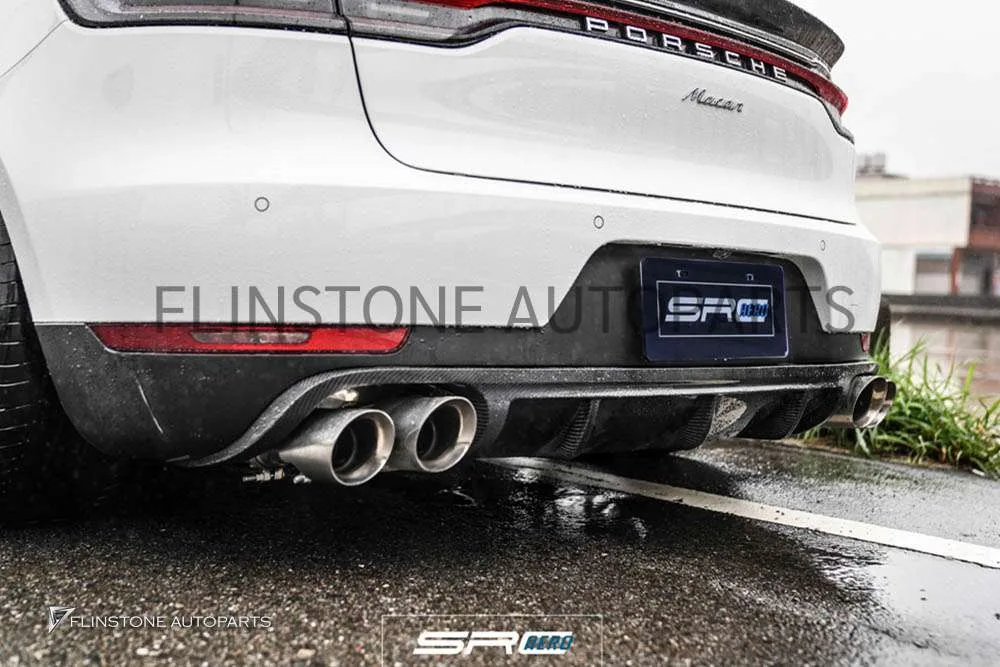 ดิฟฟิวเซอร์ Carbon Fiber Porsche Macan ทรง SRC
