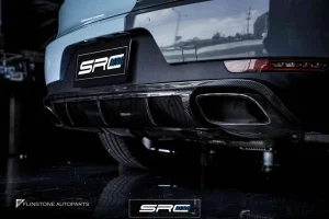 ดิฟฟิวเซอร์ Carbon Fiber Porsche Macan ทรง SRC