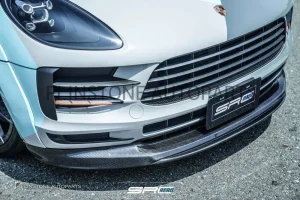 ลิ้นหน้า Carbon Fiber Porsche Macan ทรง SRC