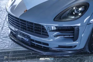ลิ้นหน้า Carbon Fiber Porsche Macan ทรง SRC