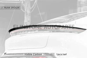 สปอยเลอร์ Carbon Fiber Porsche Taycan ทรง SRC
