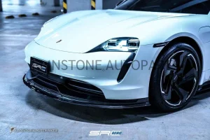 ลิ้นหน้า Carbon Fiber Porsche Taycan ทรง SRC