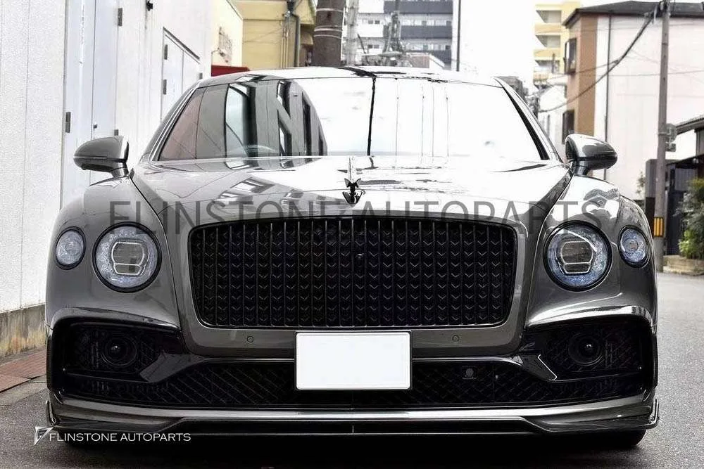 ฝากระโปรง Carbon Fiber Bentley Flying Spur ทรง Mansory