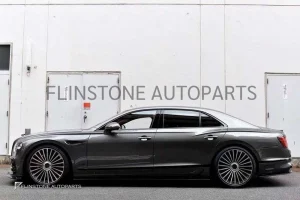สเกิร์ตข้าง Carbon Fiber Bentley Flying Spur ทรง Mansory