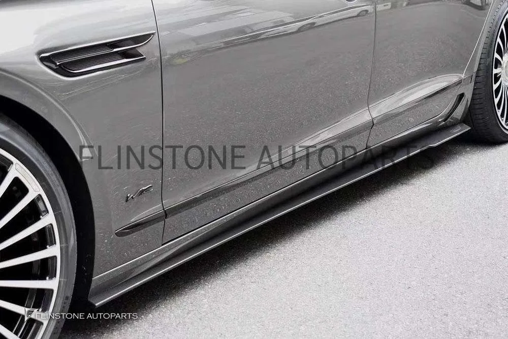 สเกิร์ตข้าง Carbon Fiber Bentley Flying Spur ทรง Mansory