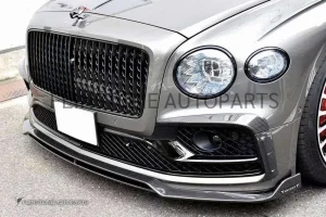 ลิ้นหน้า Carbon Fiber Bentley Flying Spur ทรง Mansory