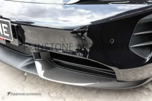 ลิ้นหน้า Carbon Fiber Porsche Taycan ทรง Taycan TURBO