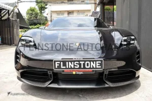 ลิ้นหน้า Carbon Fiber Porsche Taycan ทรง Taycan TURBO