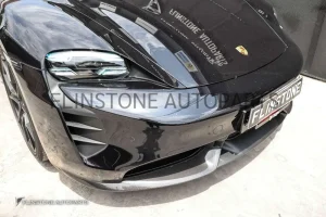 ลิ้นหน้า Carbon Fiber Porsche Taycan ทรง Taycan TURBO