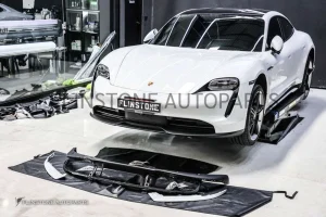 ลิ้นหน้า Porsche Taycan ทรง Taycan TURBO