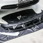 ลิ้นหน้า Porsche Taycan ทรง Taycan TURBO