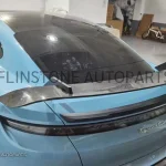 สปอยเลอร์ Carbon Fiber Porsche Taycan ทรง Revozport