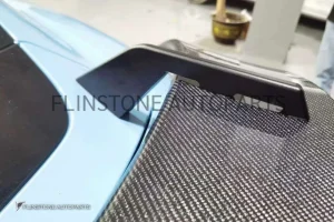 สปอยเลอร์ Carbon Fiber Porsche Taycan ทรง Revozport