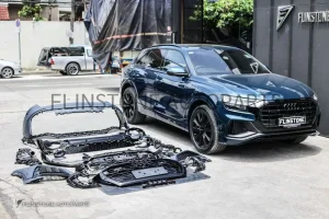 ชุดกันชนรอบคัน Audi Q8 ทรง RSQ8 2022