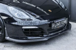 ลิ้นหน้า Carbon Fiber Porsche 981 ทรง CMST