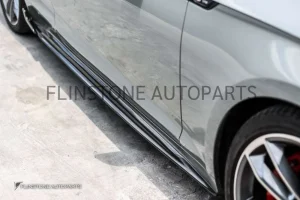 สเกิร์ตข้าง Carbon fiber Audi A5 ทรง GT
